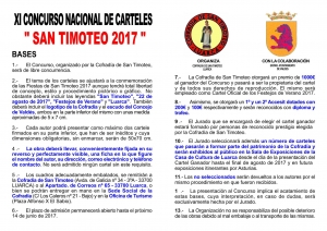 bases concurso cartel san timoteo 2017